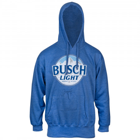 Busch Light Blue Beer Pouch Hoodie